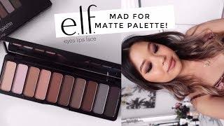 ELF MAD FOR MATTE PALETTE • 3 Looks, Review + Swatches