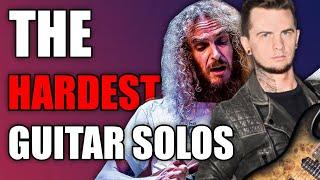 The 10 Most DIFFICULT Guitar Solos