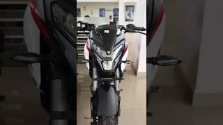 brand new bajaj pulsar NS200  whitecolor   bike  #foryou #video @ymnvlogs