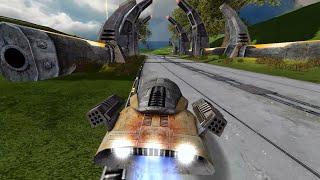 Hover Ace - прохождение - гонка 11 - Земля. Зелёная миля