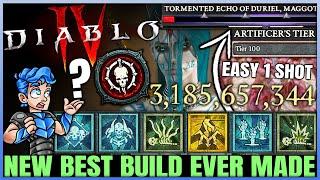 Diablo 4 - New Best TRILLION Damage Necromancer Minion Build - 1 Shot ANY Boss & Easy Pit 100 Guide!