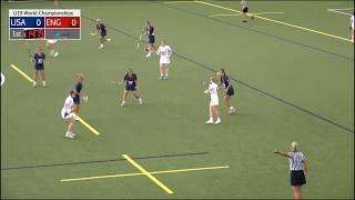 ENGLAND VS USA  2019 U19 Women's Lacrosse World Championship