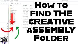 How to Find The Creative Assembly Folder for Total War