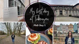 My First Day in Tübingen!! Day One of the PhD Journey!!