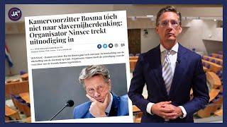 Het uitsluiten van Kamervoorzitter Martin Bosma beschadigt de Tweede Kamer | JA21 dient moties in