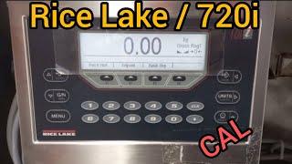 Ajuste de Indicador Rice Lake Modelo 720i, controlador de tolva, aweight Scale Calibration