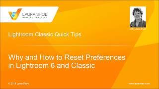 Resolving Buggy Behavior in Lightroom: How to Reset Preferences