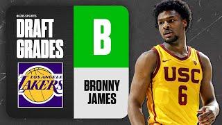 Bronny James Selected No. 55 Overall By Los Angeles Lakers I 2024 NBA Draft Grades I CBS Sports