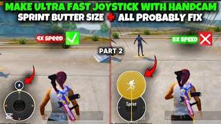 Joystick Fast Movement In Pubg Mobile • All Joystick Issues Fixed🟢 New update Joystick • (PART - 2)