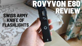 Rovyvon E80 Review - Flat EDC Flashlight that does it all!