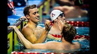 Carson Foster on 2Fly: "First time I've ever really swam it with someone in my face"