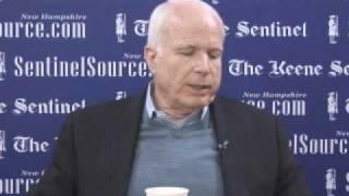 Sen. John McCain on sub prime mortgages from SentinelSource.