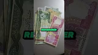 Iraqi dinar currency rate gap between parallel and official rate