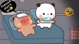 Dudu got FEVER ️|Gf taking care of sick Bf| |Bubu Dudu| |Peach Goma| |Milk Mocha Bear|