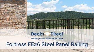 FE26 Steel Panel Railing System by Fortress