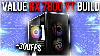 Best VALUE $1000 RX 7800 XT 4K & 1440p Resolution Gaming PC Build in 2024!