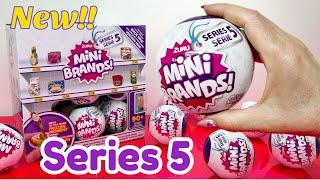 ZURU MINI BRANDS SERIES 5 IS OUT!! Opening Mini Brands Series 5!!