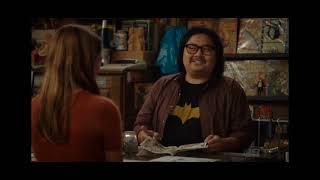 Missy works at a Comic book store. Young sheldon s6 ep2