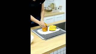 [더판다] 접이식 실리콘 선반 싱크대 다용도 바구니