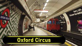 Tube Station Oxford Circus - London  - Walkthrough 