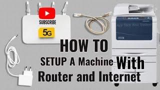 Xerox wifi Printing xerox 5855 wifi Driver printing with Router || Xerox printing Setup || Wireless