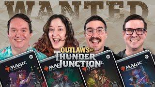 FIRST LOOK Outlaws of Thunder Junction Precon Gameplay | Stella Lee VS Yuma VS Olivia VS Gonti