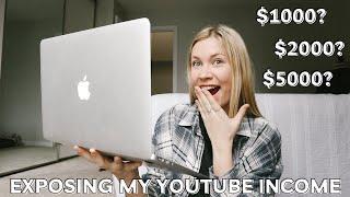 How much I make as a SMALL YouTuber...the answer will SHOCK YOU!  (assumptions 2.0)