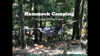 Hammock Camping - Choosing the Right Gear