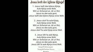 Jesus leeft dee kjliene Kjinja