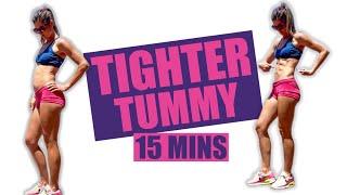 TIGHTER WAIST Follow Along [Abs + Fat Burning] 15 Minute No Equipment Workout | LiveLeanTV