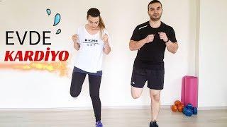 EVDE KARDİYO ANTRENMANI | 40 DAKİKADA 500 KALORİ YAK!