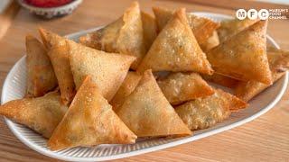 Chicken Samosa Recipe with homemade Samosa Sheets | Make & Freeze Iftar Snack For Ramadan 2025