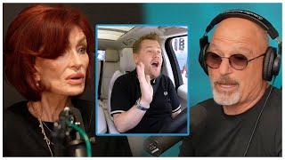 Sharon Osbourne and Howie Mandel Talk Drama With James Corden