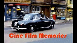 Cars from the 1950's; 60's and 70'.  Amateur Cine Film Montage, Vintage Home Movies