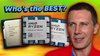What's the BEST Gaming CPU - Ryzen 7 7800X3D vs Ryzen 9 7950X3D Vs i9-14900K