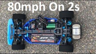 Tamiya TT02 80kmph on 2s