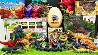 Jurassic World Unboxing Review Dinosaur Eggs Mighty T-rex Dragon 3 Heads Big Dino Trucks Godzilla