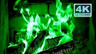  GREEN FIREPLACE 4K Ultra HD