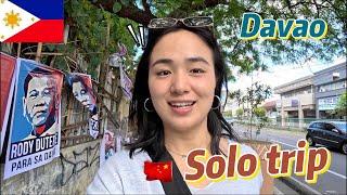 Chinese Gril  Solo Day in Davao City  | Eagle Center, Chocolate Museum & Durian!️