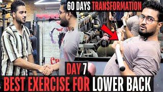 Faisal Fitness Vs Hamza Khan Vlogs|Back Day|Day 7|60 Days Transformation️‍️