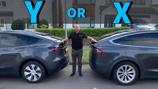 New Tesla Model Y v used X ?Comparing efficiency, range, charging & practicality. Which do I prefer?