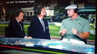 Ignore Bryson DeChambeau, just watch Nick Faldo the whole time.