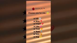 Choose one for me.. WhatsApp Status broken heart 100k #video