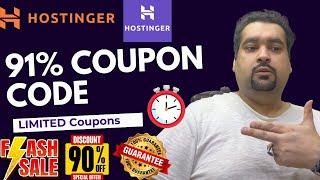 Hostinger Coupon Code 2025 - 91% Coupon Code Discount