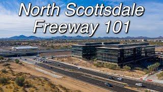 North Scottsdale 101 Freeway Drone Video (4K)