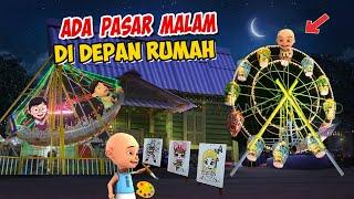 Ada Pasar Malam di Depan Rumah Upin ipin , ipin senang ! GTA Lucu