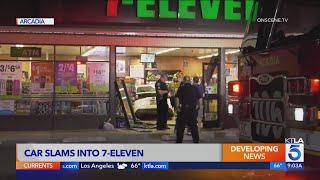 Driver crashes into Arcadia 7-Eleven