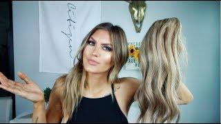 HOW TO PUT IN HALO HAIR EXTENSIONS | Paige Danielle