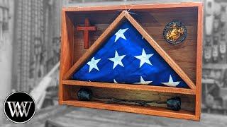 Making A Flag Case For a Marine Family