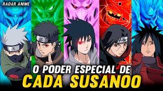 O PODER ESPECIAL DE CADA SUSANOO EM NARUTO